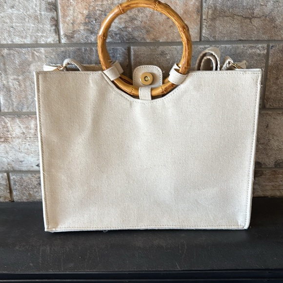 Beaded Citrus Pattern Tote Bag - Picture 3 of 11